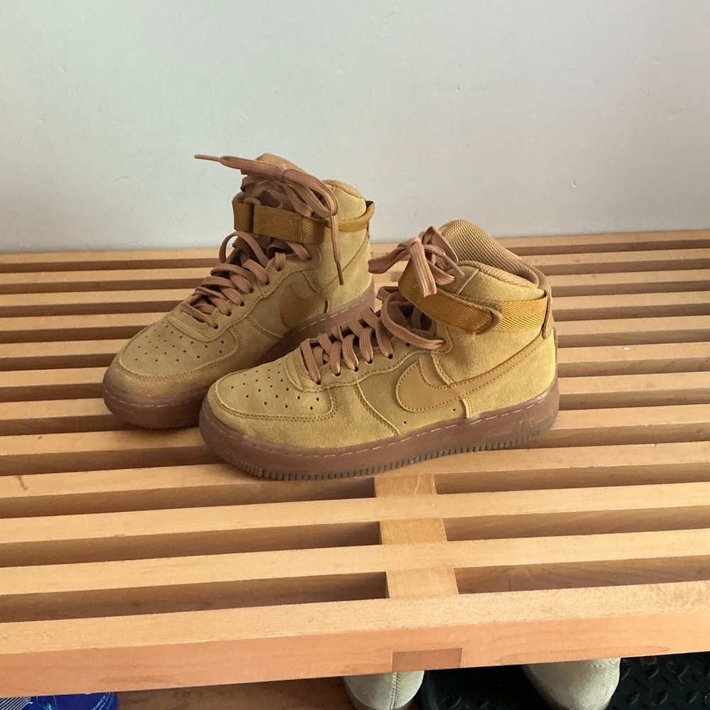 Nike Tan High-Top Sneakers